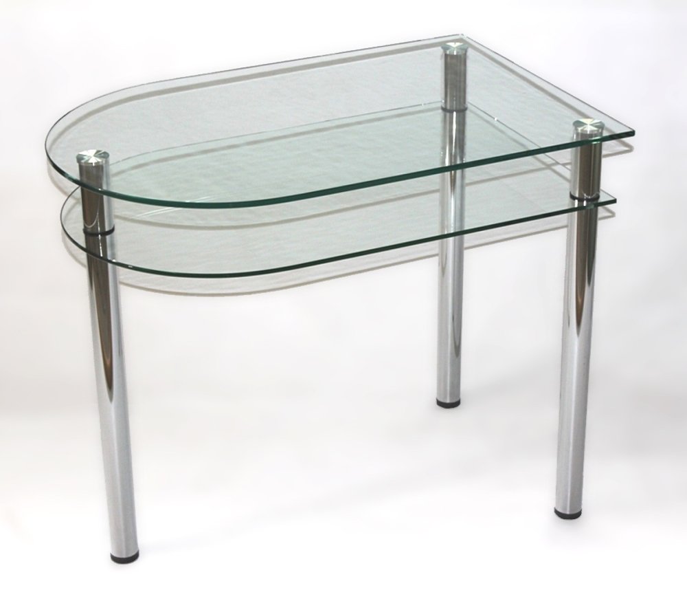 Стеклянный стол Пристенный (90)