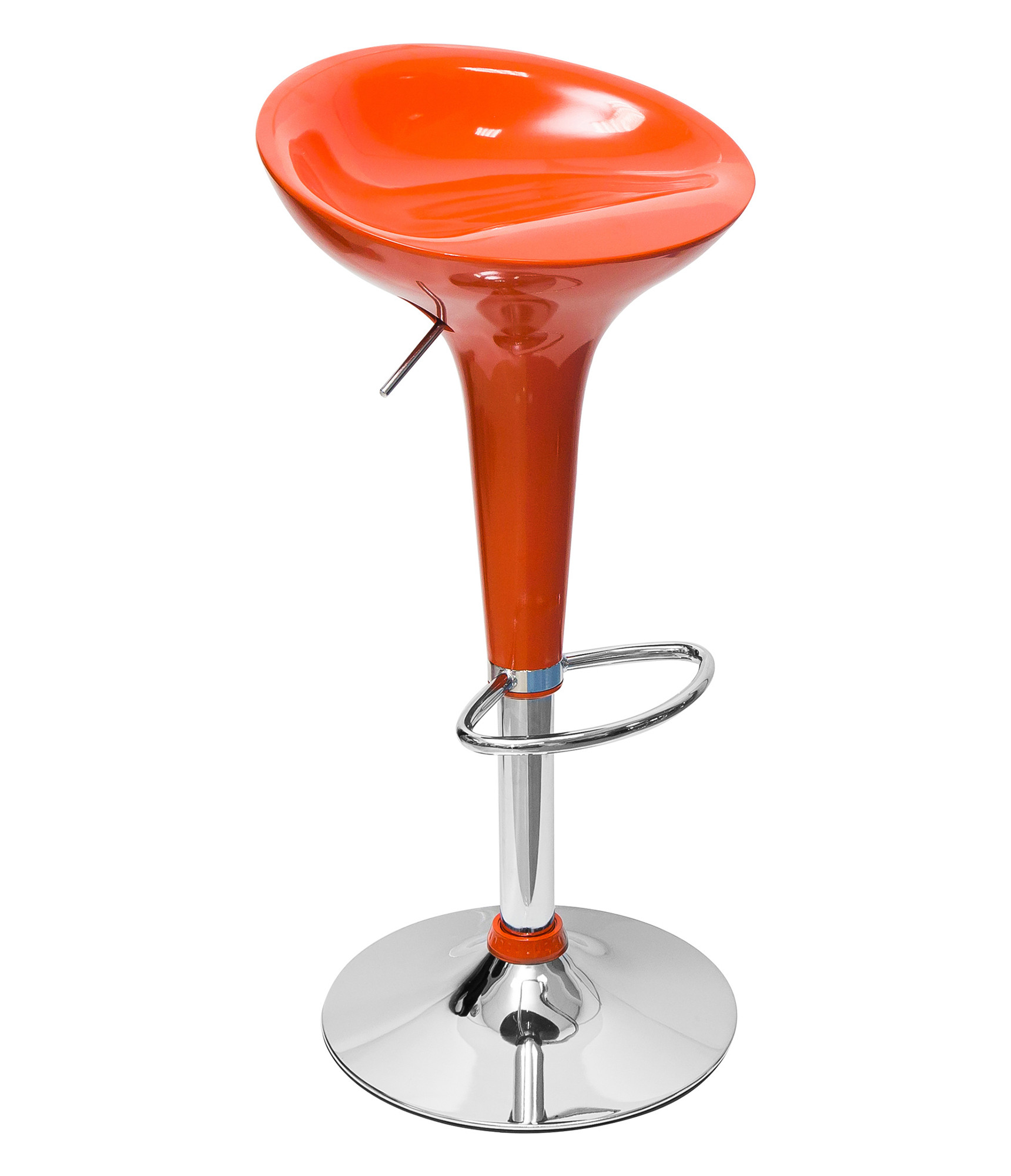 Барный стул Бомба оранжевый