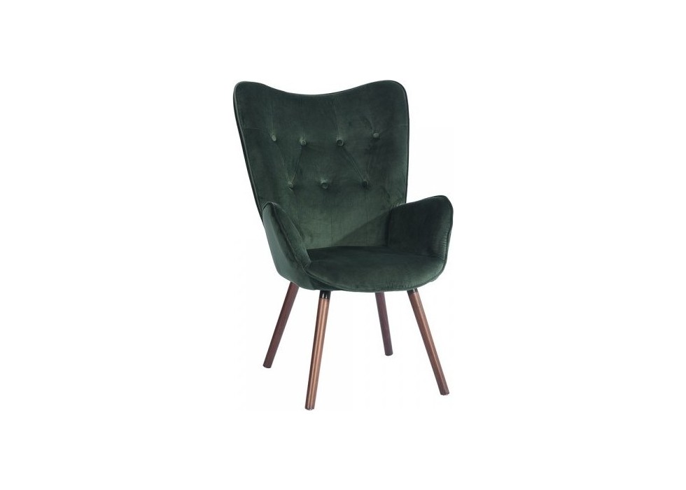 Стул-кресло Гранд вельвет зеленый