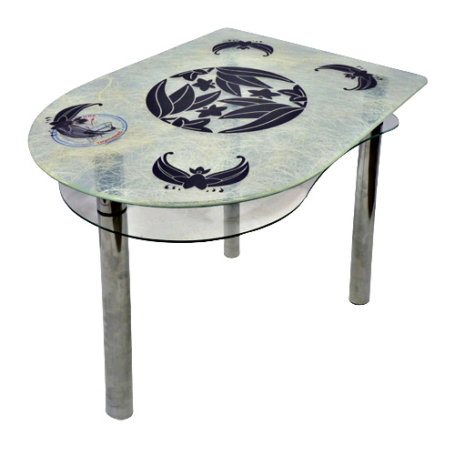 Стеклянный стол из триплекса Бостон 5